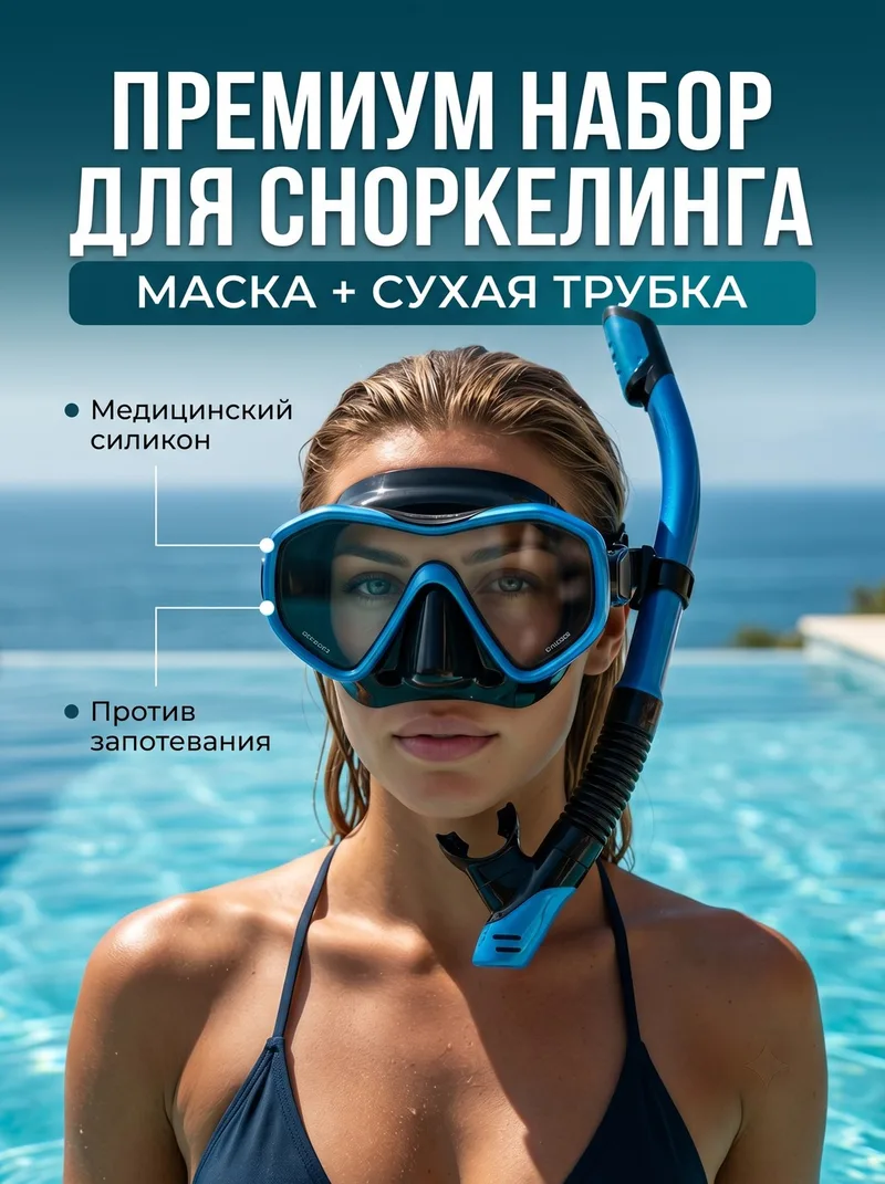 Инфографика Wildberries — набор для сноркелинга