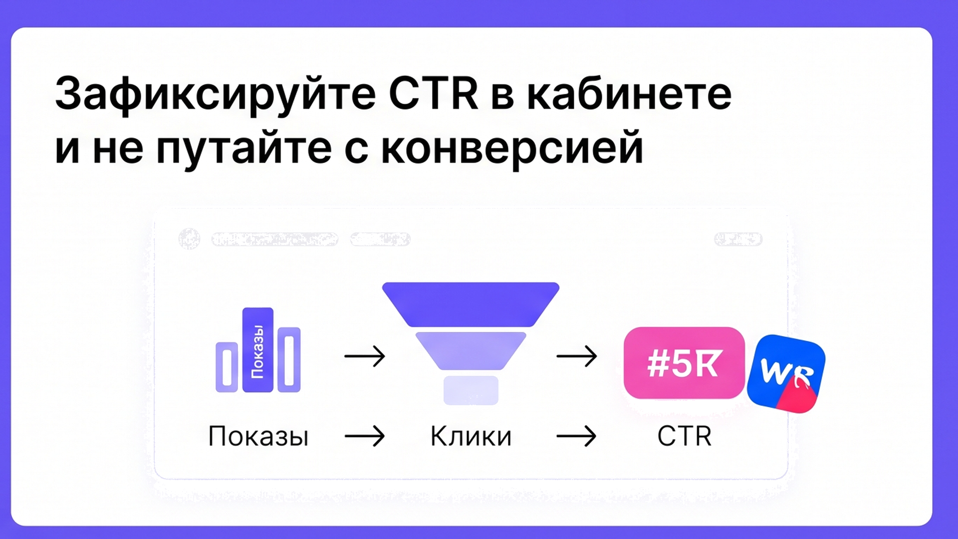 Кабинет WB: воронка показы и CTR отдельно от конверсии в заказ