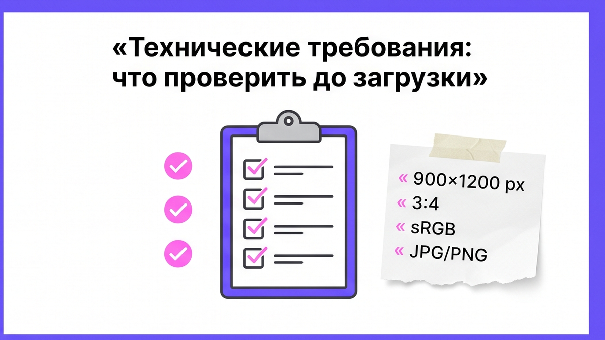 Чеклист технических требований к фото Wildberries 2026